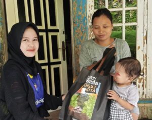 Gebyar Karang Taruna Agrabinta Santuni Dhuafa, Ratusan Warga Hadiri Kegiatan Sosial