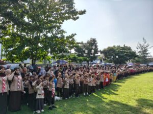 Ribuan Anak Usia Dini Semarakkan Gebyar Pramuka Prasiaga Sindangbarang 2026